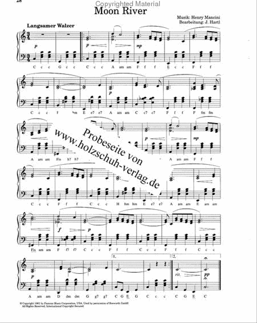 Walzermelodien Collection / Songbook scores gallery preview page 2