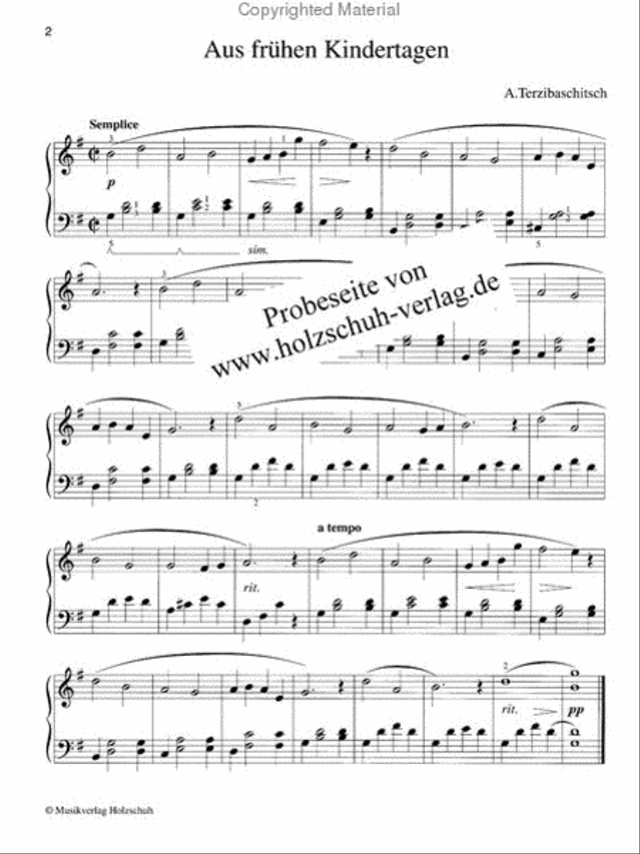 Tastentraume Band 3 Piano Solo scores gallery preview page 2