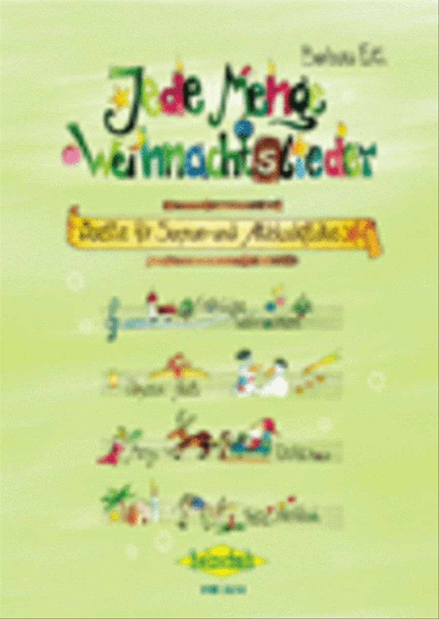Jede Menge Weihnachtslieder Recorder scores gallery preview page 1
