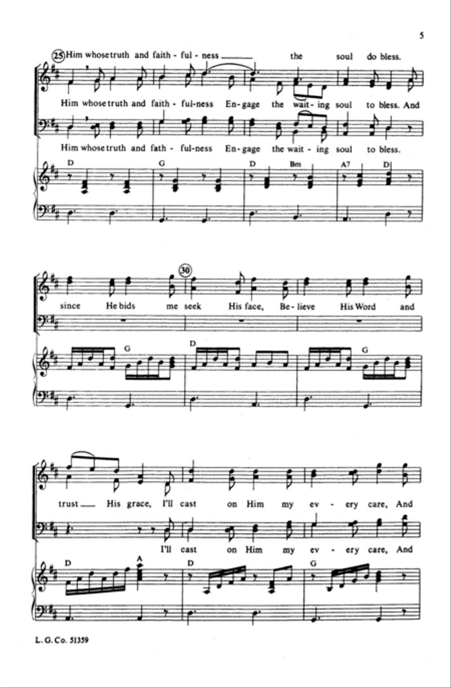 Sweet Hour of Prayer Sweet Hour of Prayer Choir scores gallery preview page 11