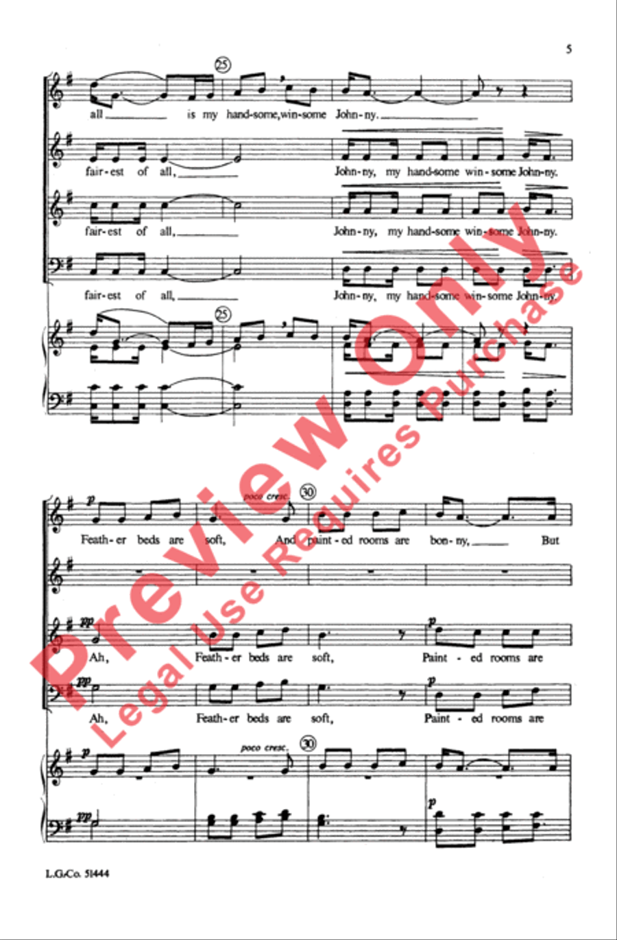I Know Where I'm Goin' I Know Where I'm Goin' 4-Part scores gallery preview page 5