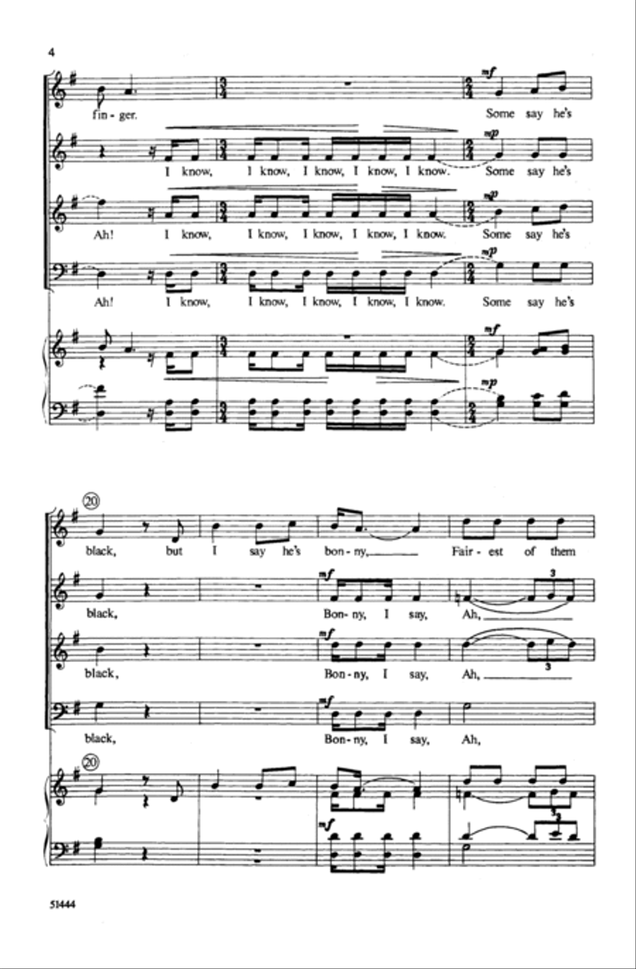 I Know Where I'm Goin' I Know Where I'm Goin' 4-Part scores gallery preview page 11
