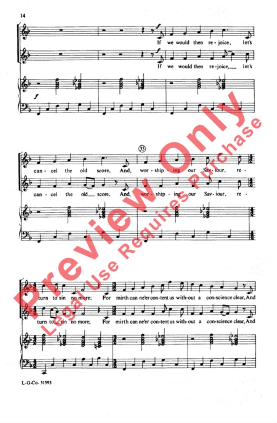 Three Christmas Carols Three Christmas Carols Choir scores gallery preview page 13