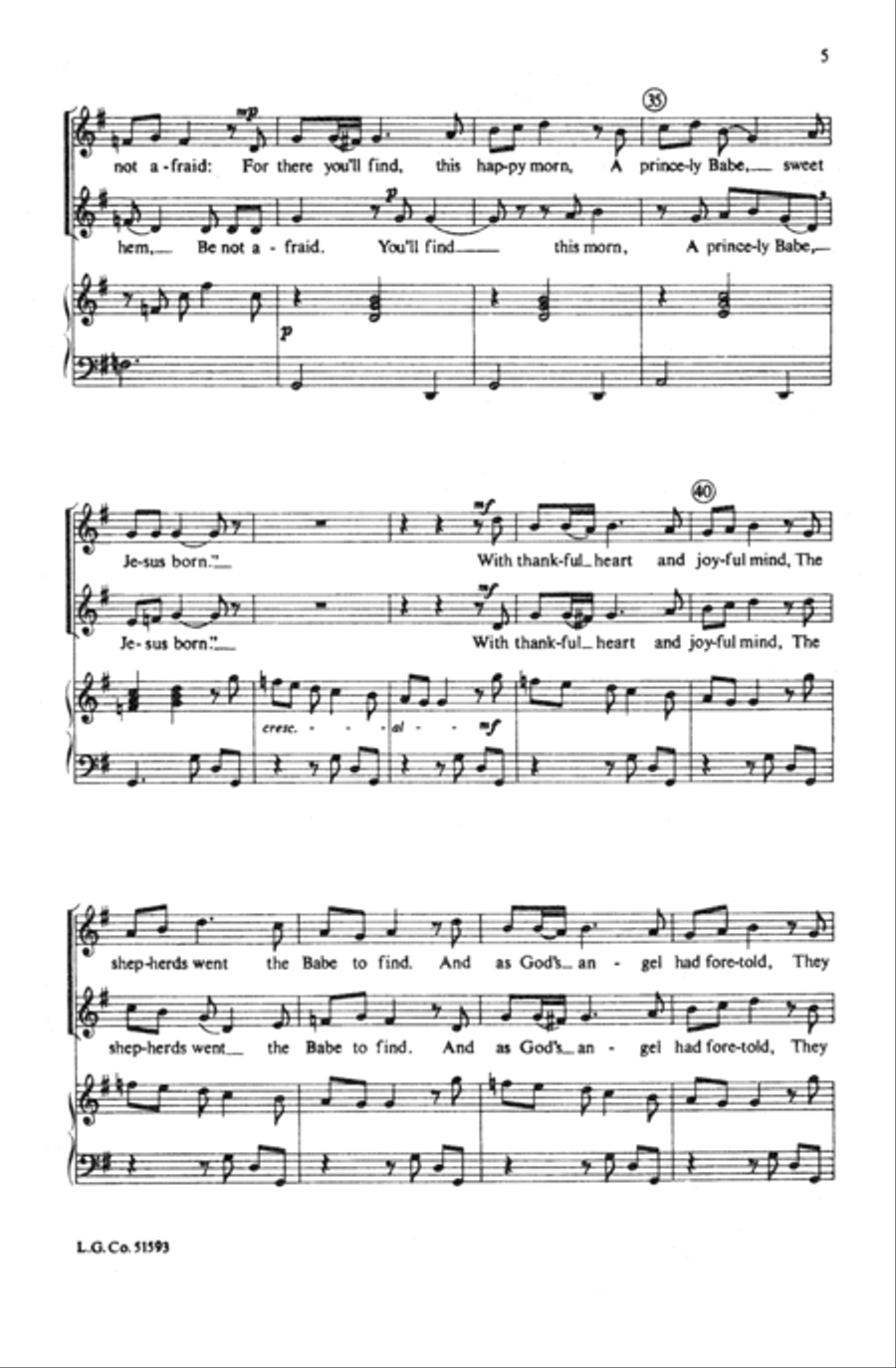 Three Christmas Carols Three Christmas Carols Choir scores gallery preview page 18