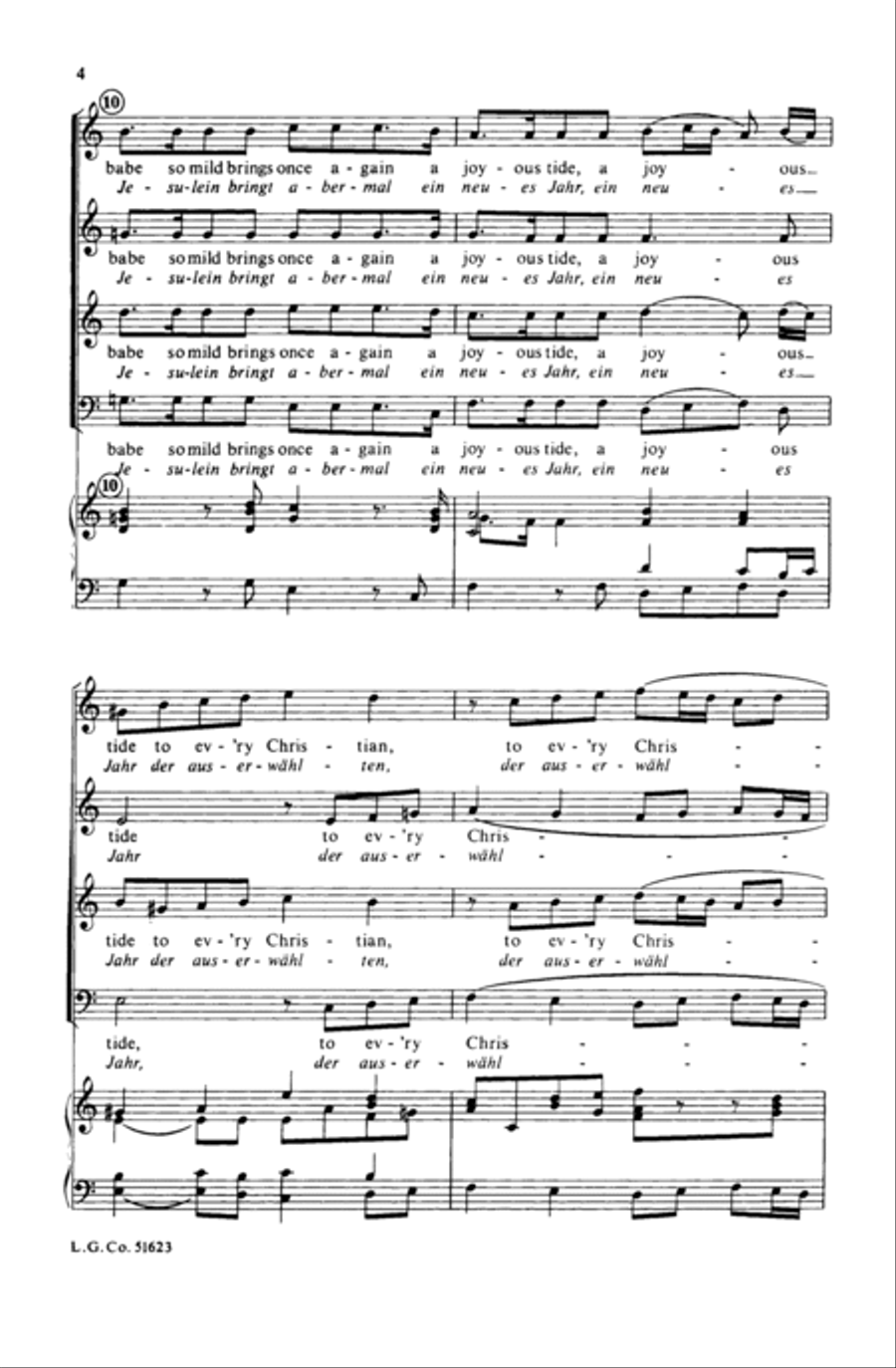 The Little Newborn Jesus Child Choir scores gallery preview page 3
