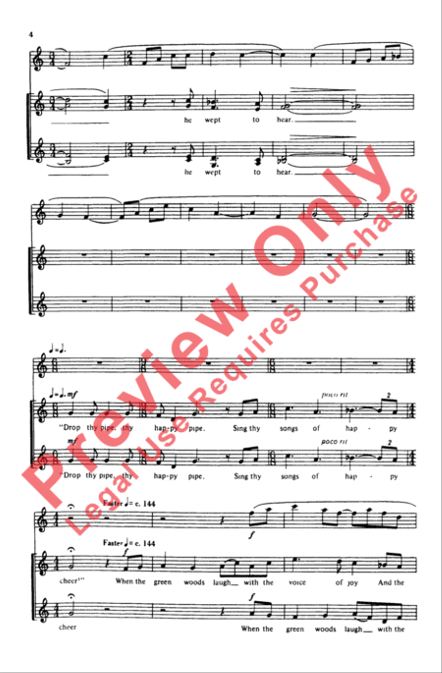 Laughing Song Laughing Song Women's Choir scores gallery preview page 4