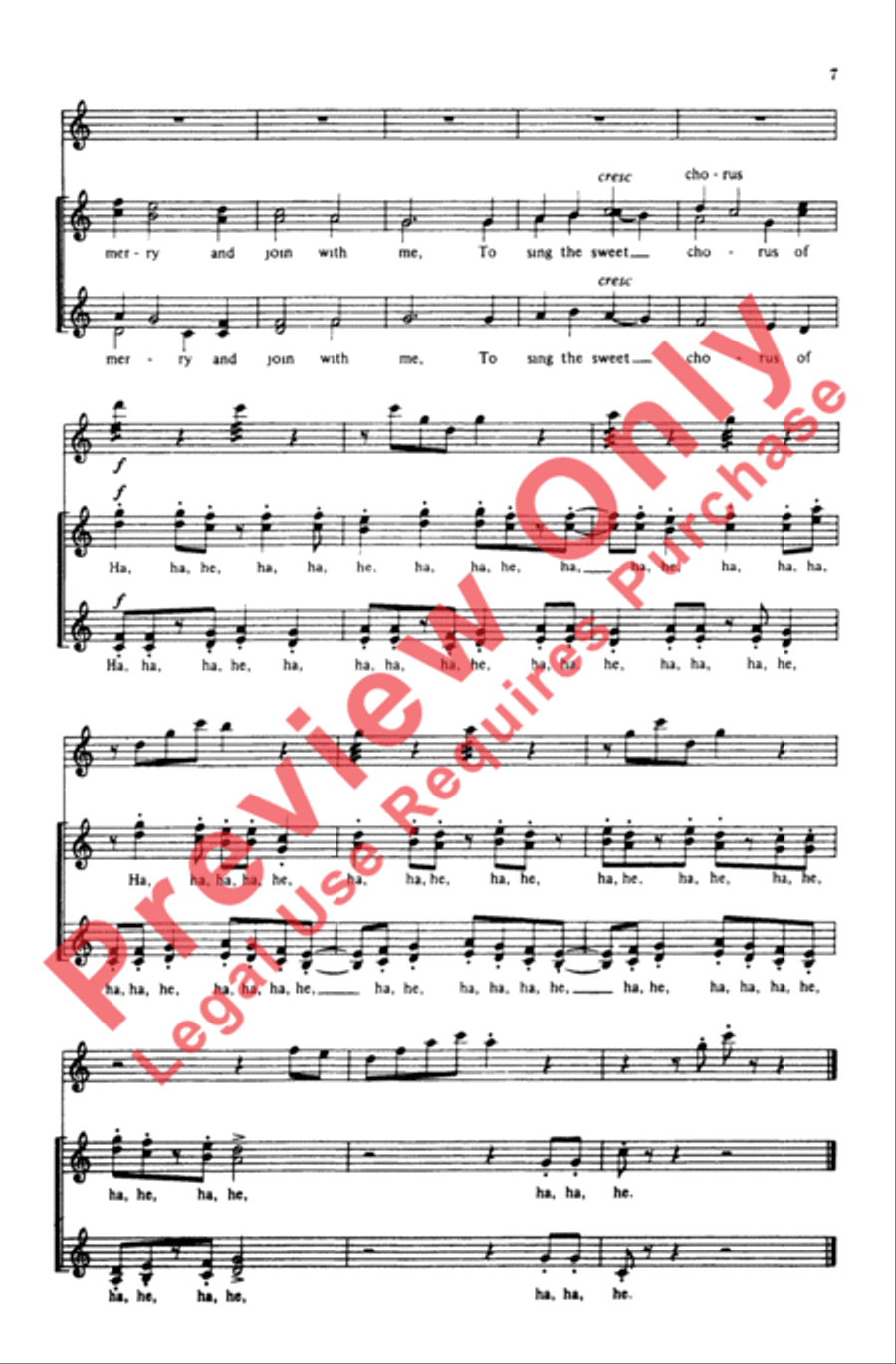 Laughing Song Laughing Song Women's Choir scores gallery preview page 7