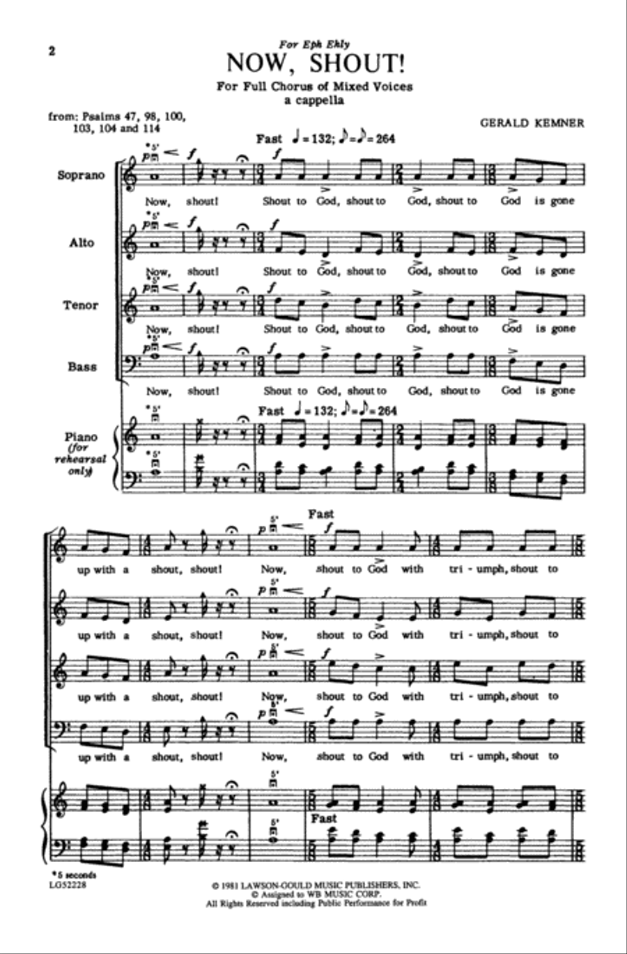 Now Shout Choir scores gallery preview page 2