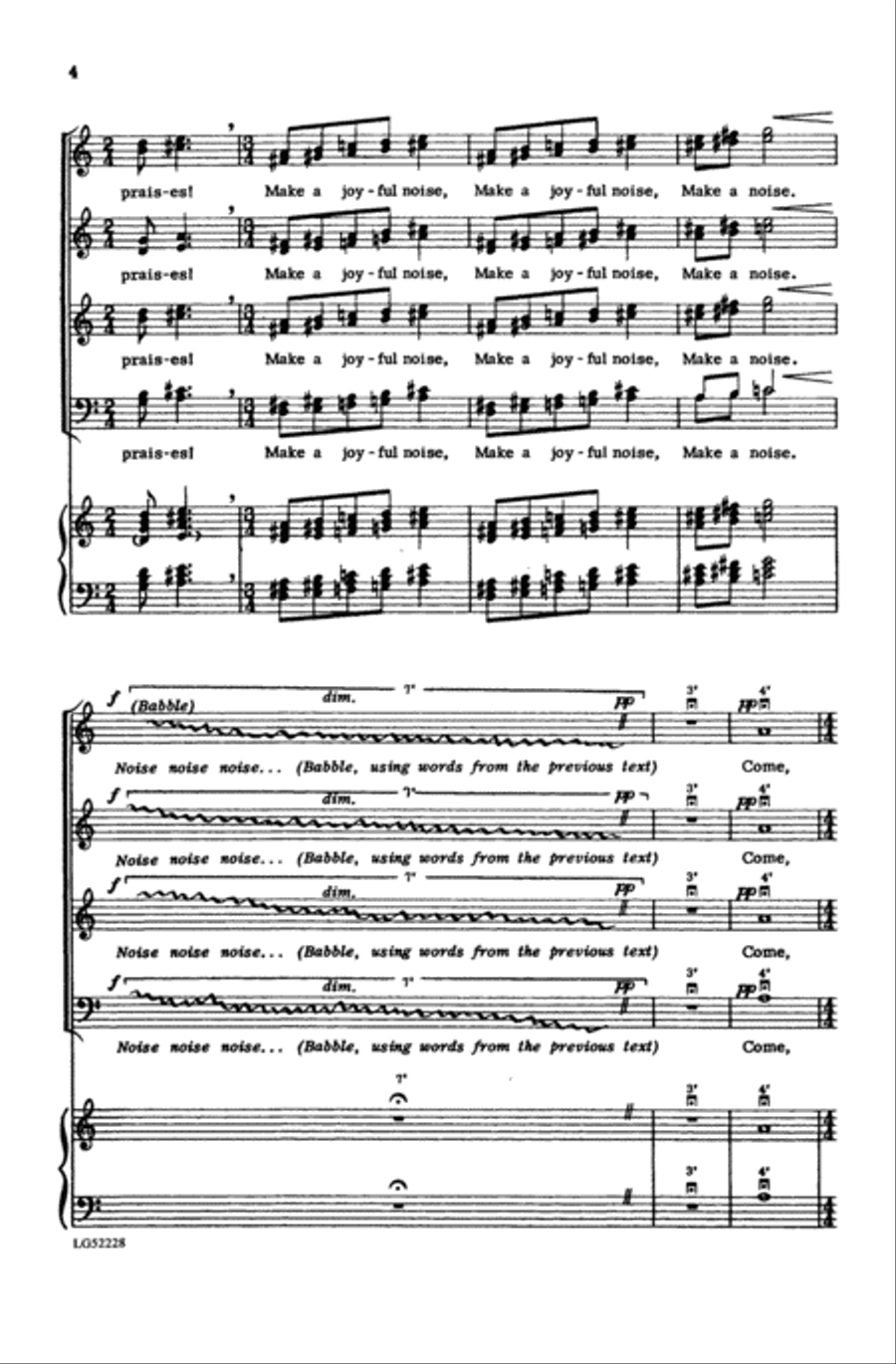 Now Shout Choir scores gallery preview page 4