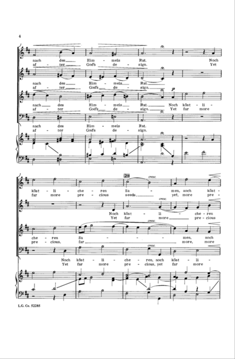 Dem Dunkeln Schoss Der Heil'gen Erde Choir scores gallery preview page 11