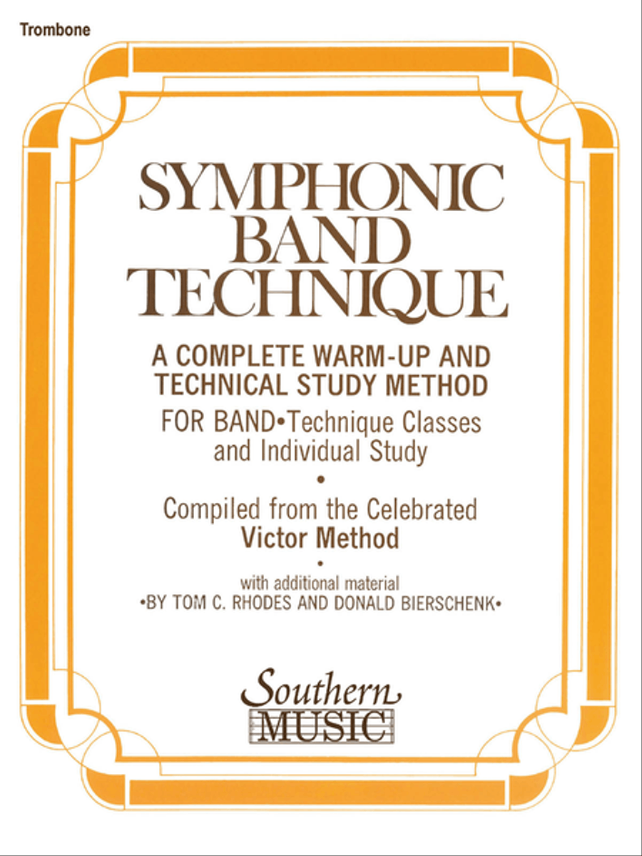 Symphonic Band Technique (S.B.T.) Concert Band Methods scores gallery preview page 1