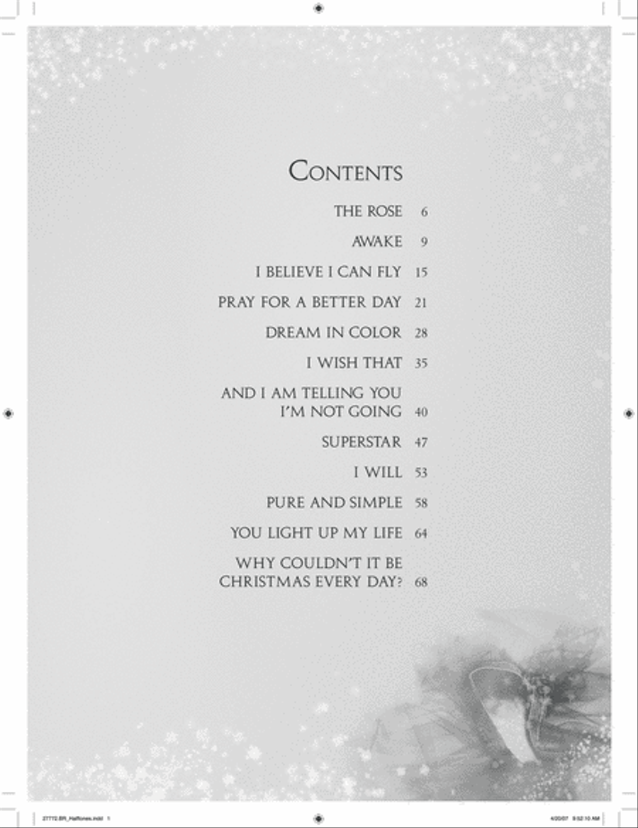 Bianca Ryan Piano, Vocal, Guitar scores gallery preview page 2
