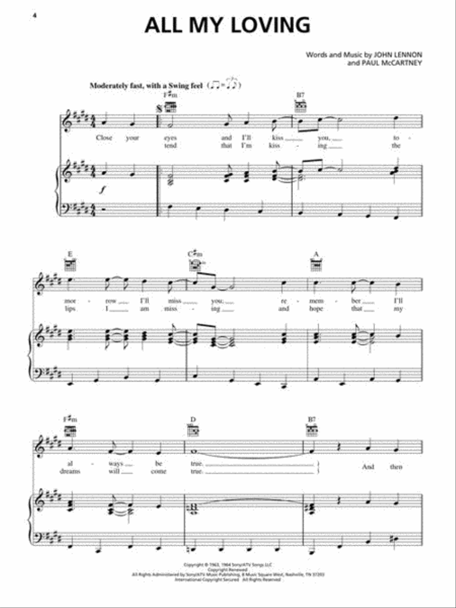 Essential Songs - The Beatles scores gallery preview page 6