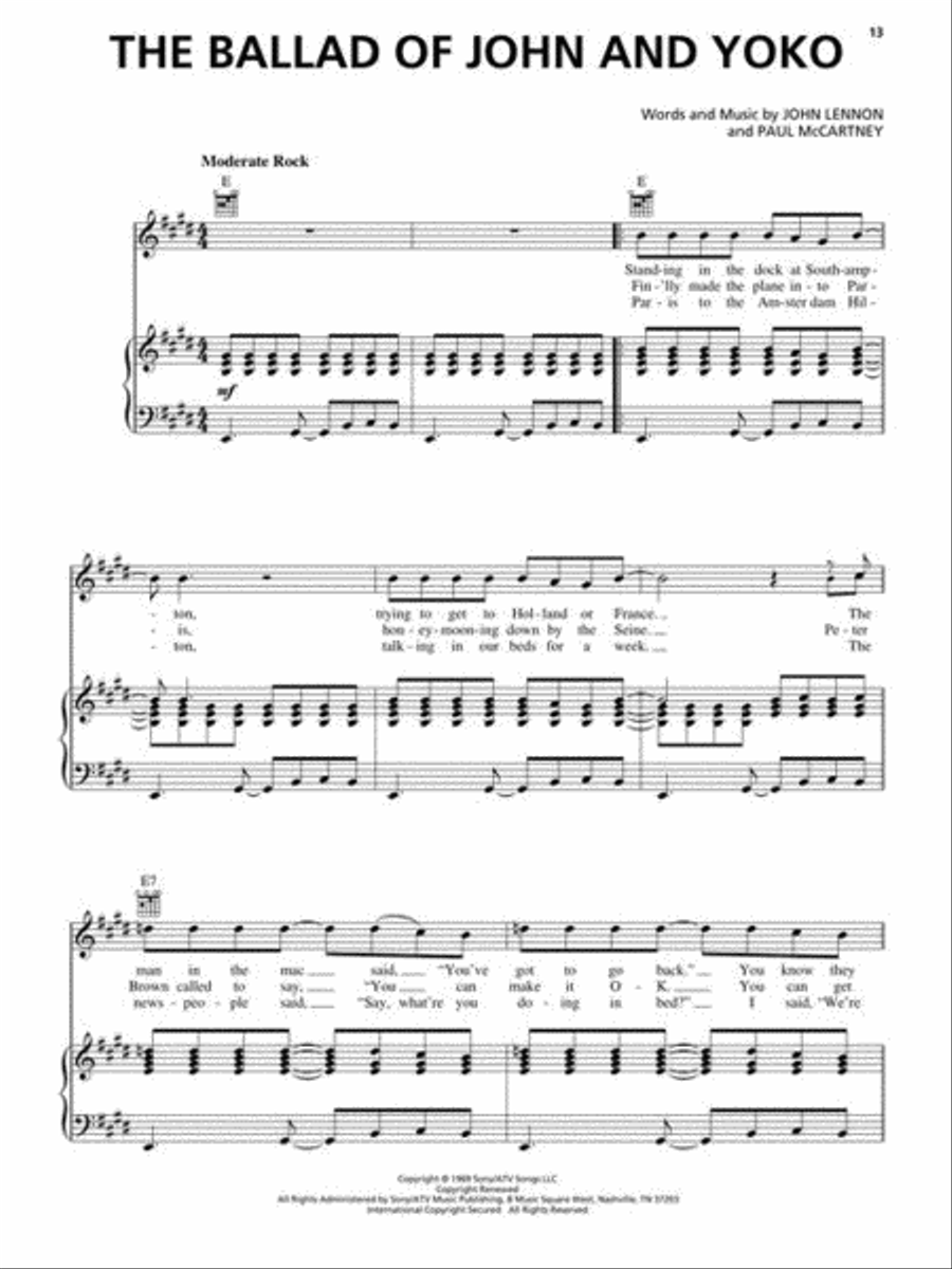 Essential Songs - The Beatles scores gallery preview page 8