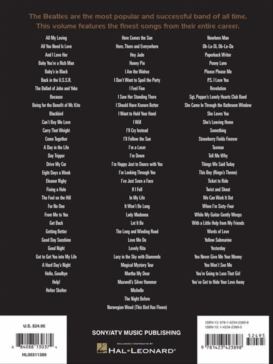 Essential Songs - The Beatles scores gallery preview page 11