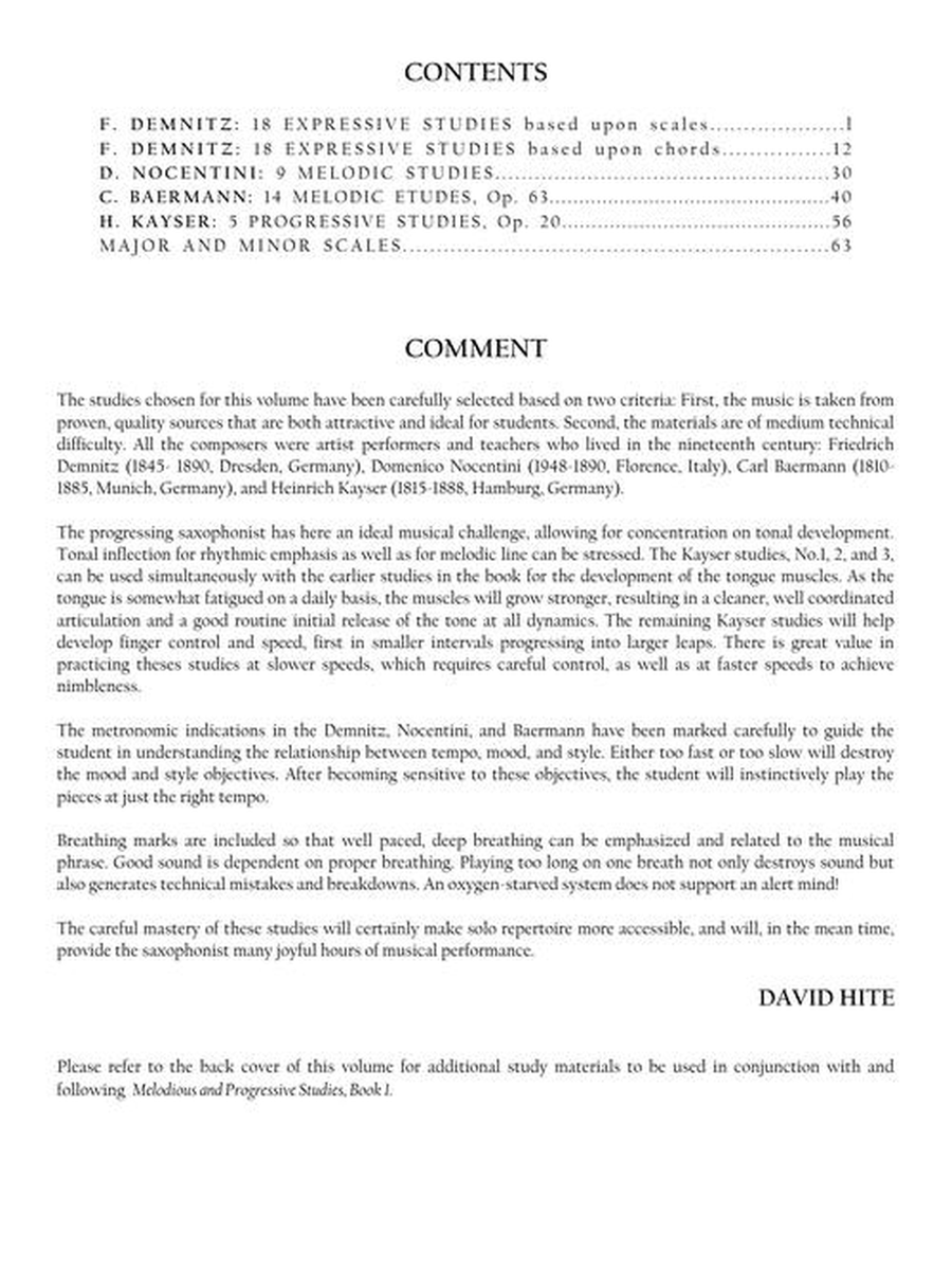 Melodious and Progressive Studies, Book 1 Saxophone scores gallery preview page 3