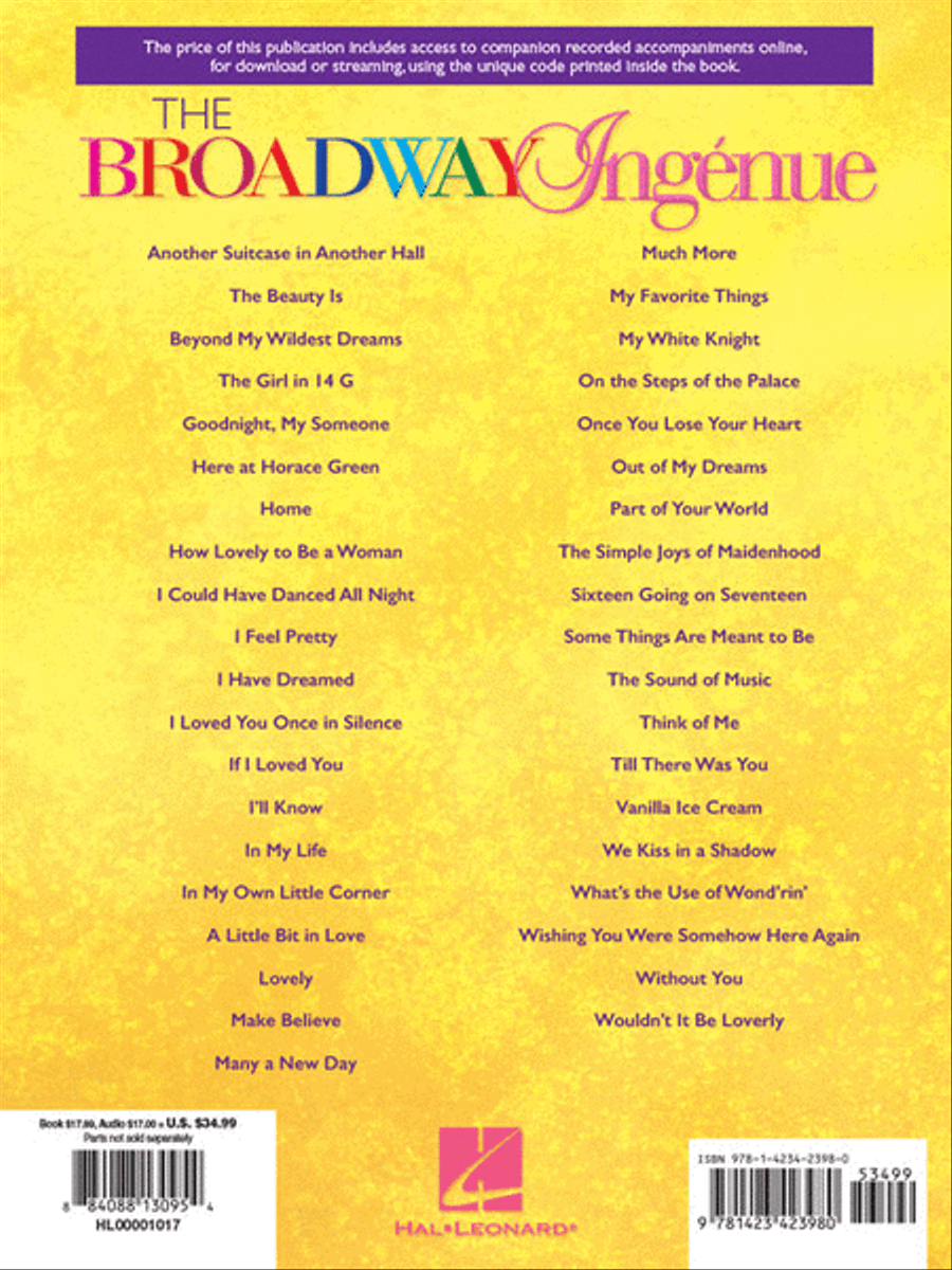 The Broadway Ingénue - Revised Edition Voice scores gallery preview page 4