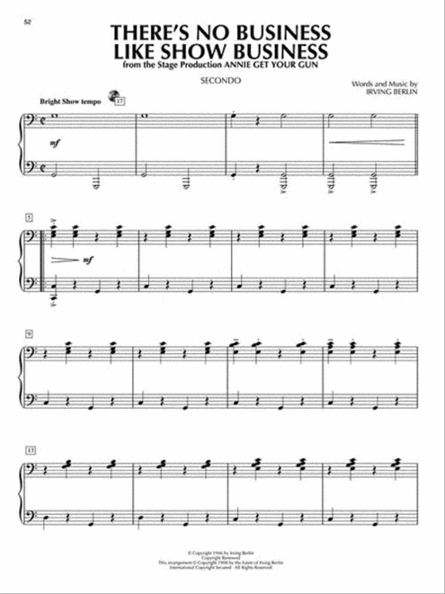 Broadway for Two 1 Piano, 4-Hands scores gallery preview page 5