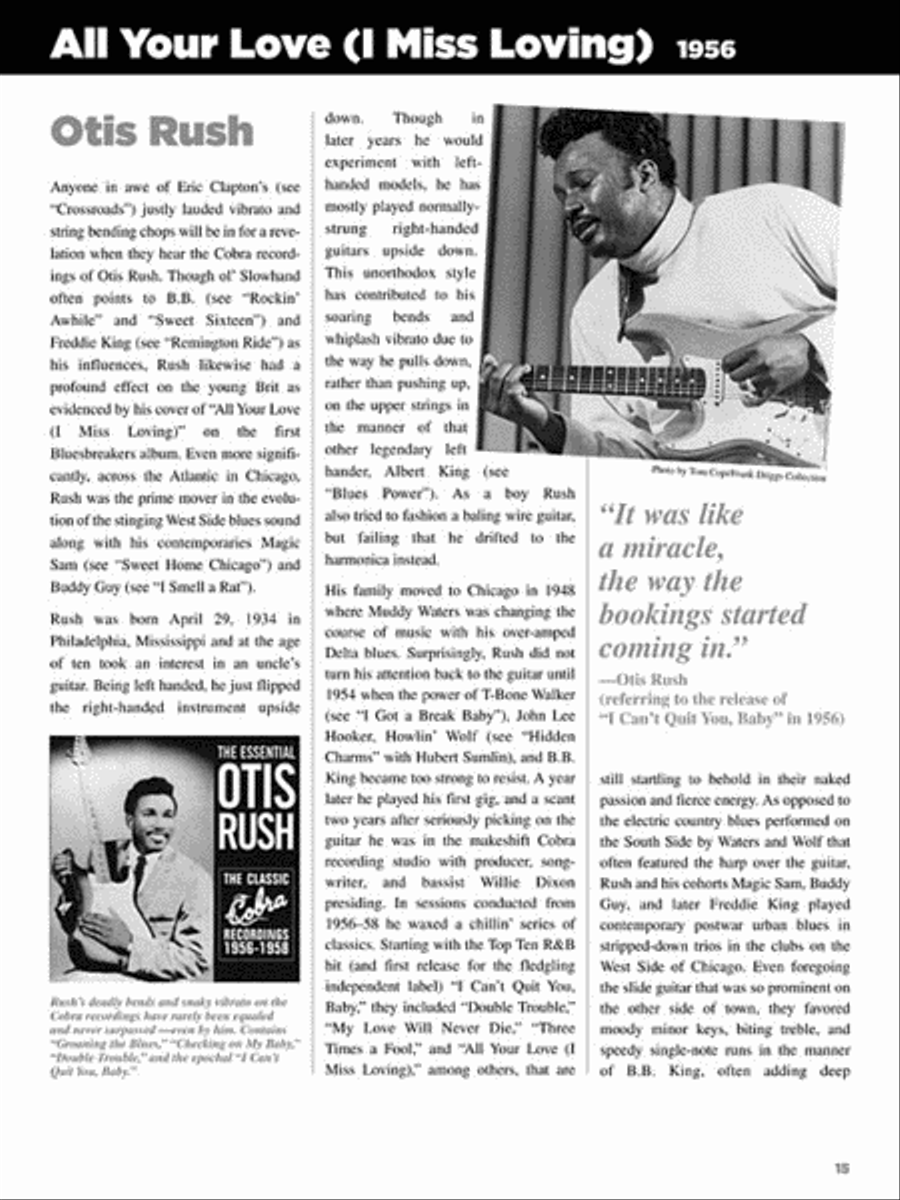25 Great Blues Guitar Solos Electric Guitar scores gallery preview page 3