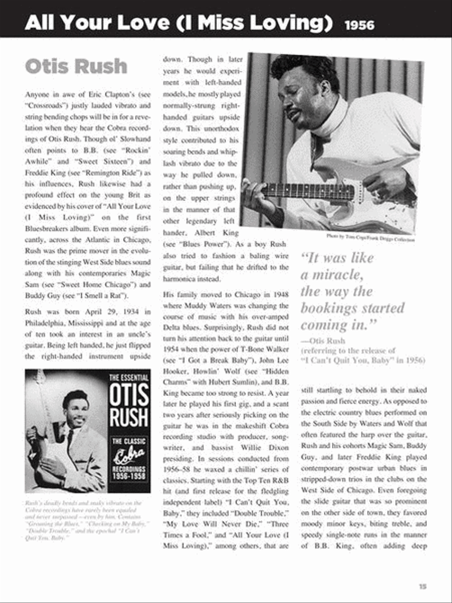 25 Great Blues Guitar Solos Electric Guitar scores gallery preview page 8