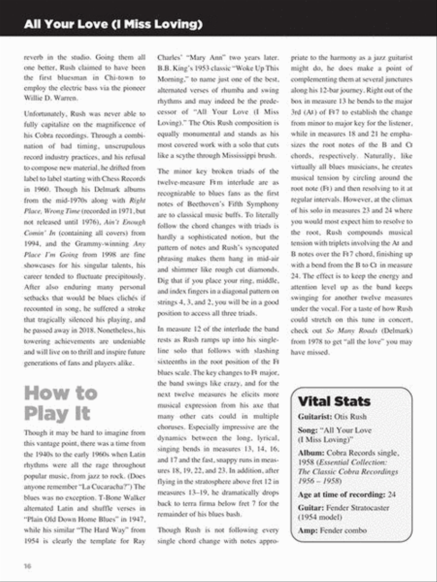 25 Great Blues Guitar Solos Electric Guitar scores gallery preview page 9