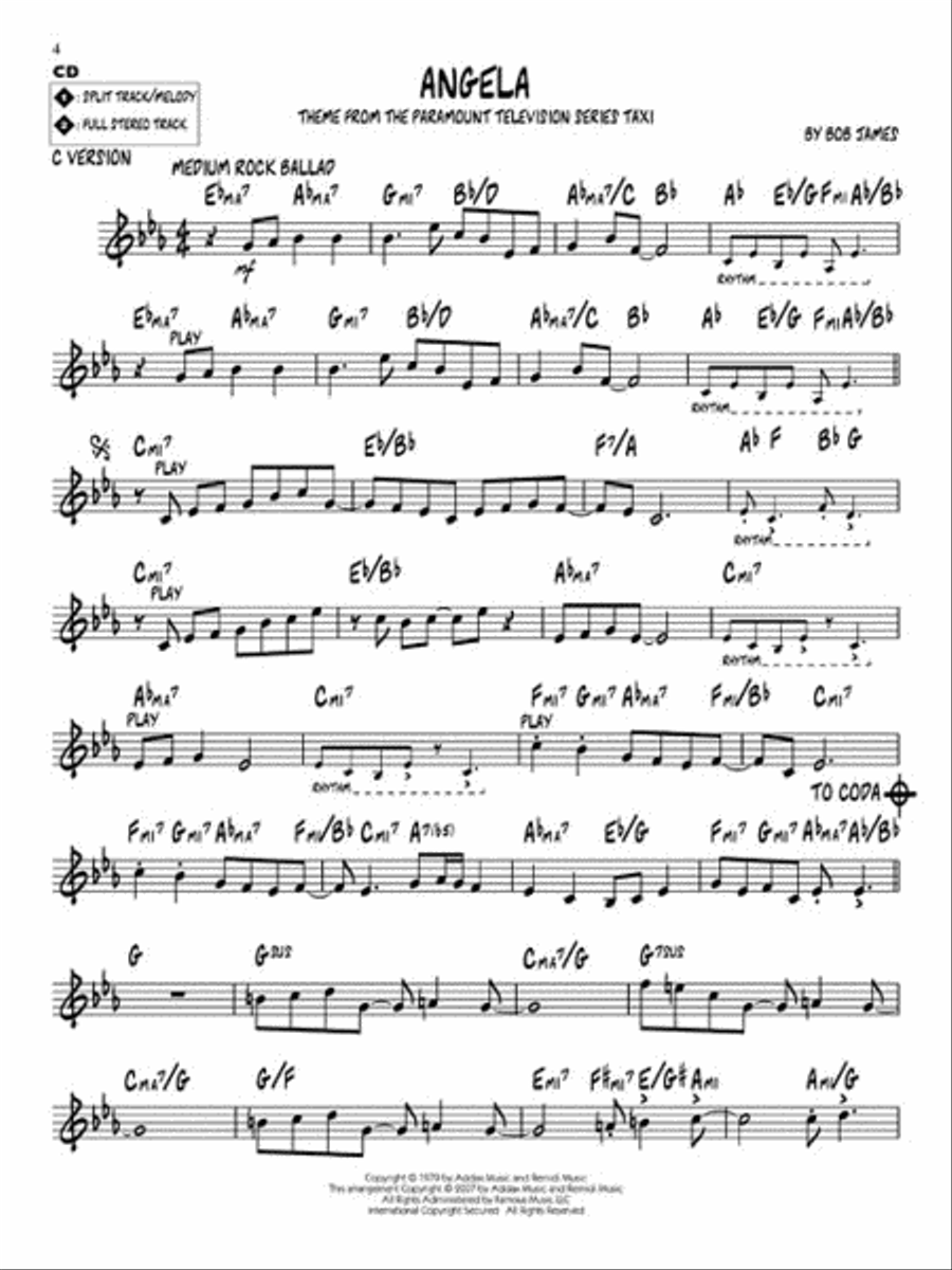 Smooth Jazz C Instrument scores gallery preview page 2