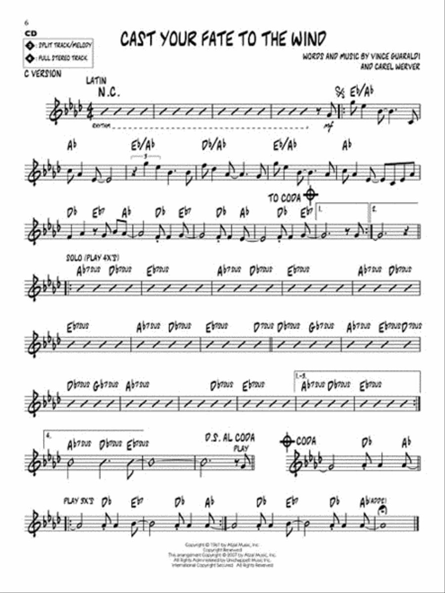 Smooth Jazz C Instrument scores gallery preview page 3