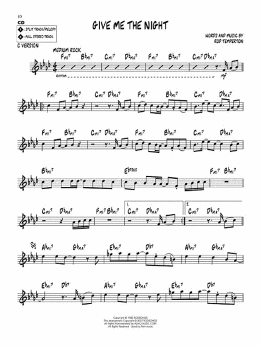 Smooth Jazz C Instrument scores gallery preview page 5