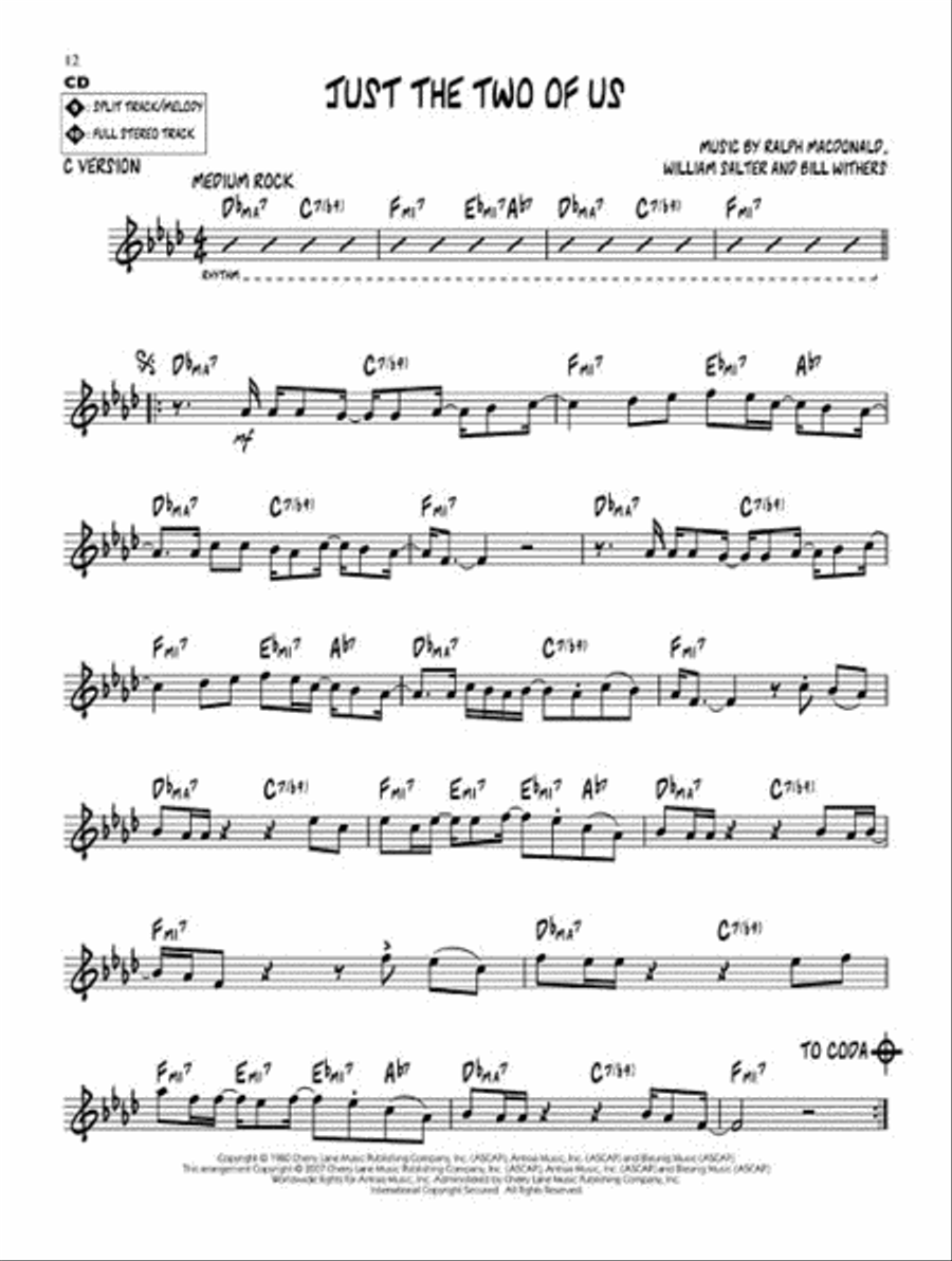 Smooth Jazz C Instrument scores gallery preview page 6