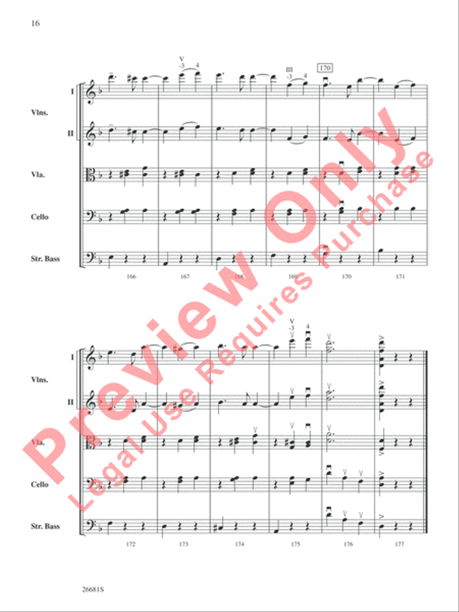 Czar's Evening Waltz Czar's Evening Waltz String Orchestra scores gallery preview page 17