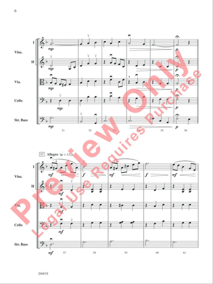 Czar's Evening Waltz Czar's Evening Waltz String Orchestra scores gallery preview page 7