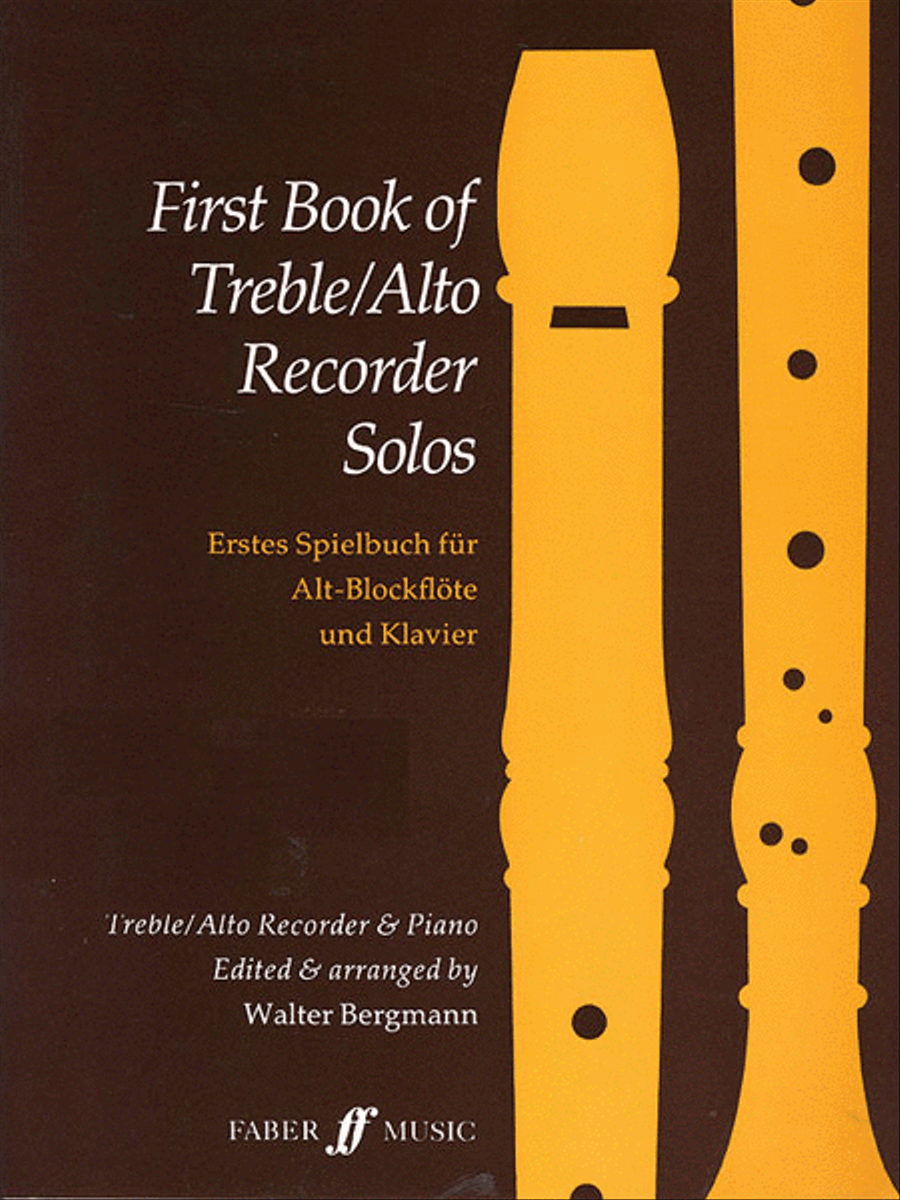 First Book of Treble / Alto Recorder Solos scores gallery preview page 1