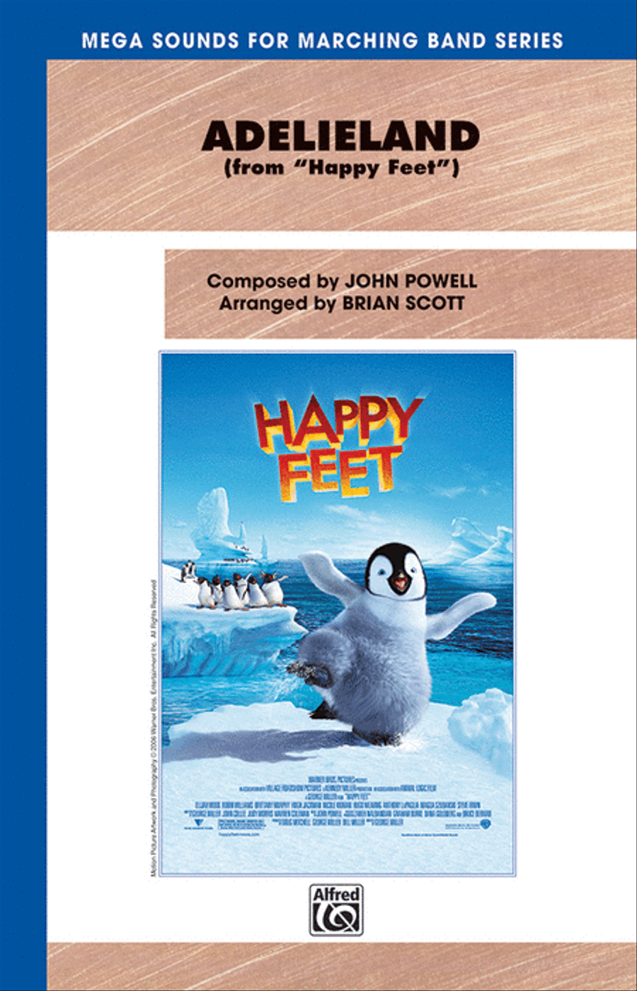 Adelieland (from Happy Feet) Marching Band scores gallery preview page 1