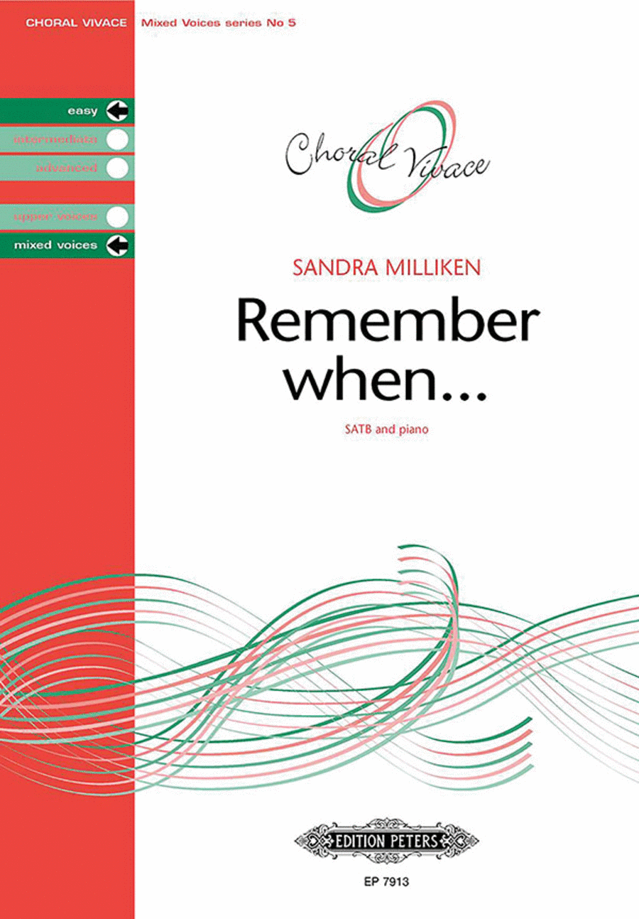 Remember when ... Choir scores gallery preview page 1