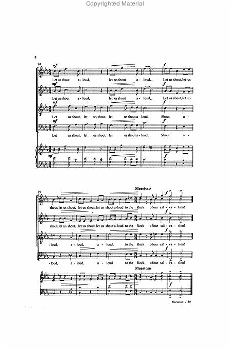 Sing for joy Choir scores gallery preview page 3