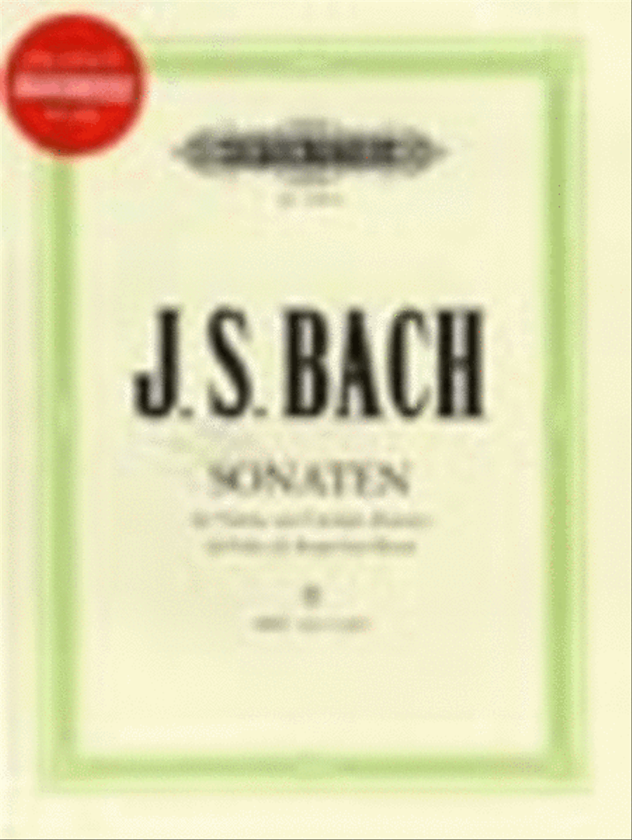 Sonatas for Violin and Harpsichord (Piano), Vol. 2 [incl. CD] Violin Solo scores gallery preview page 1