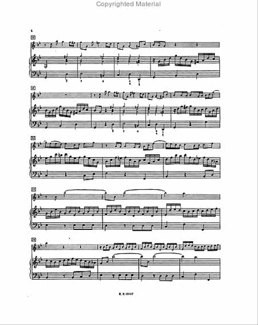 Sonata for Violin (Flute) and Harpsichord in G minor [incl. CD] Flute scores gallery preview page 3