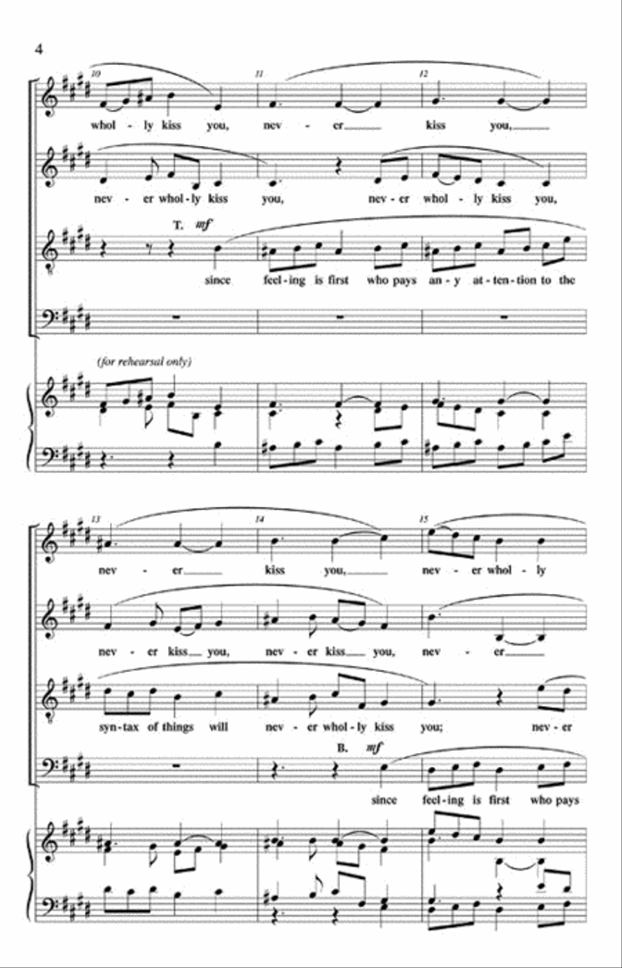 Since Feeling Is First Since Feeling Is First 4-Part scores gallery preview page 3