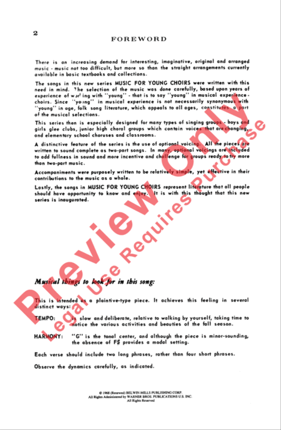 I Walk the Unfrequented Road 2-Part scores gallery preview page 2