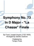 Symphony No. 73: 4th movement