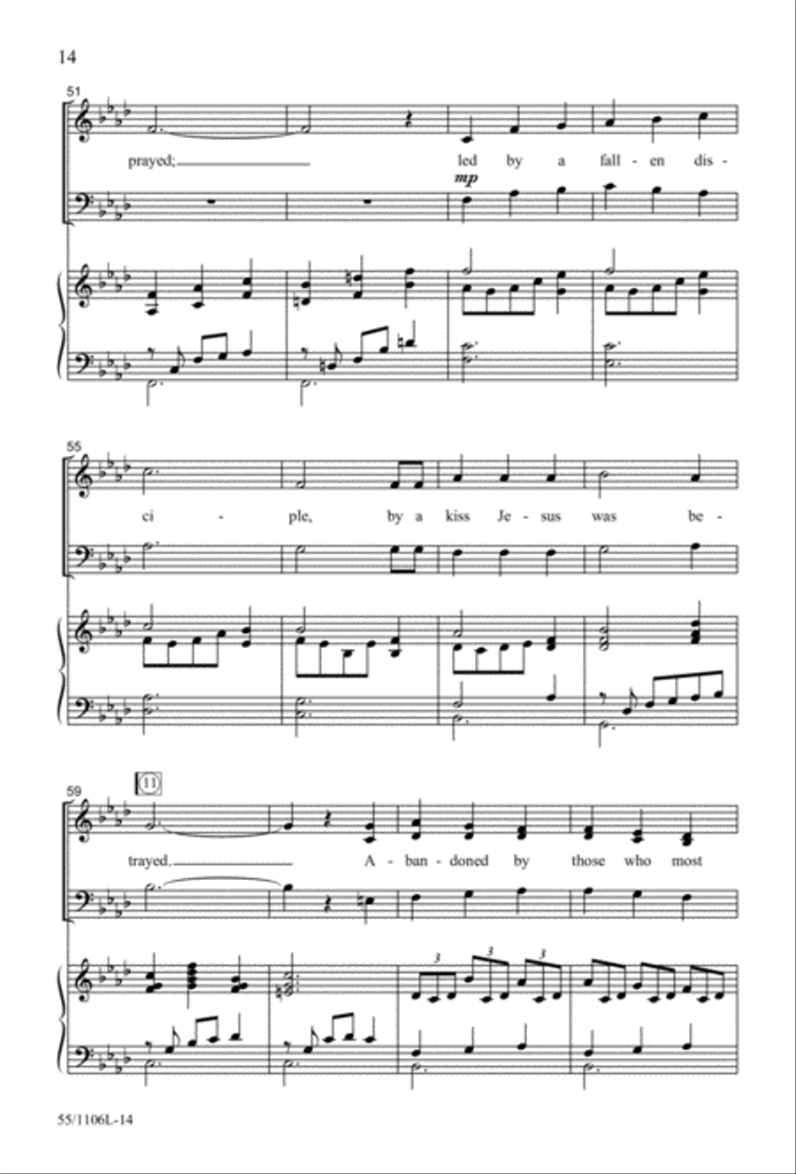 Palms, Passion and Alleluias 3-Part scores gallery preview page 15