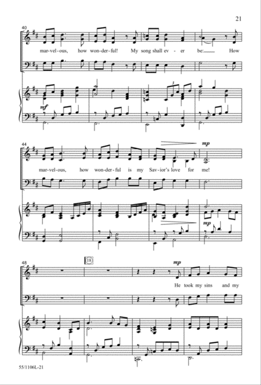 Palms, Passion and Alleluias 3-Part scores gallery preview page 22