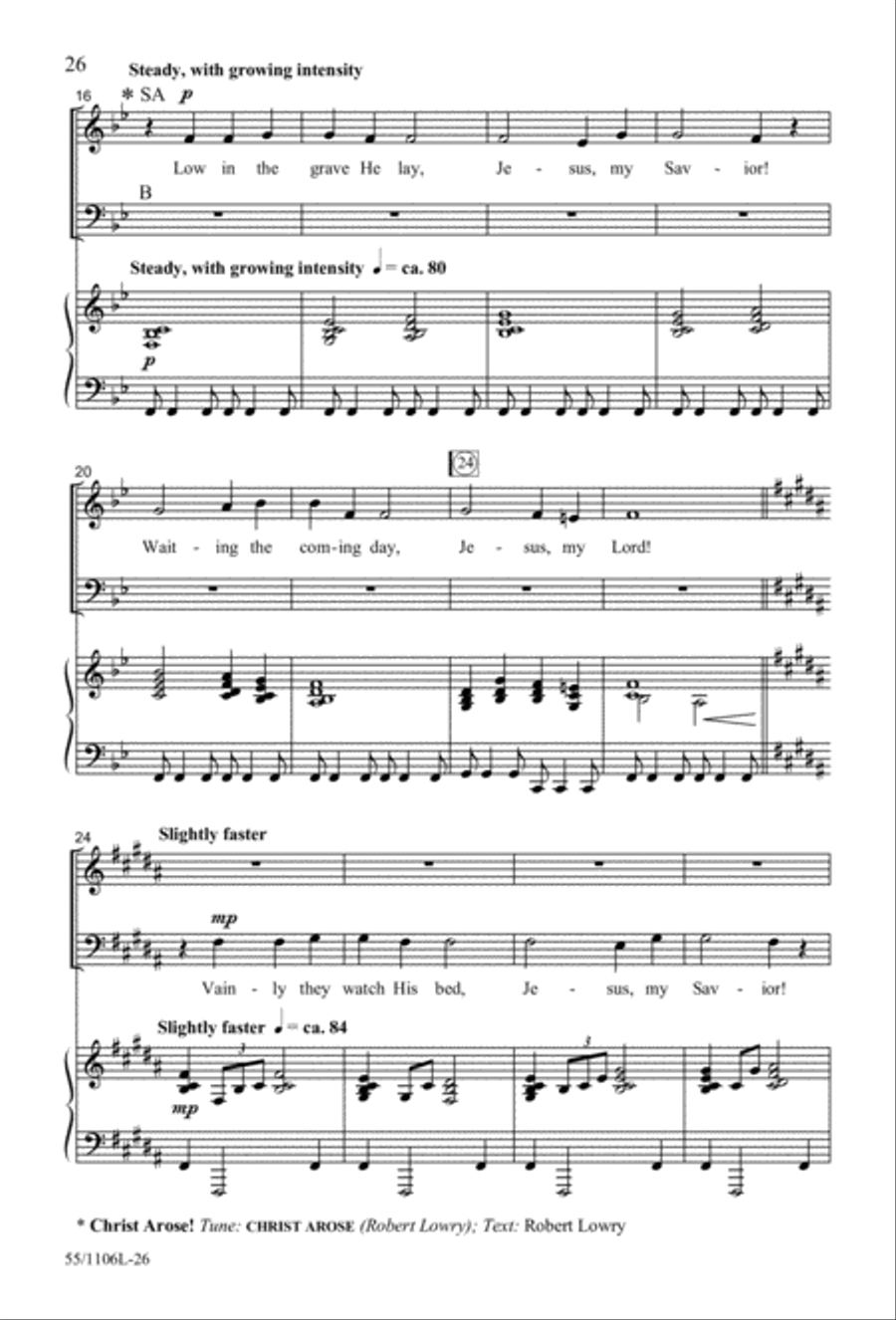 Palms, Passion and Alleluias 3-Part scores gallery preview page 27