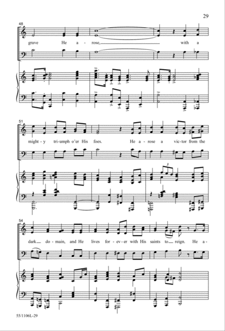 Palms, Passion and Alleluias 3-Part scores gallery preview page 30