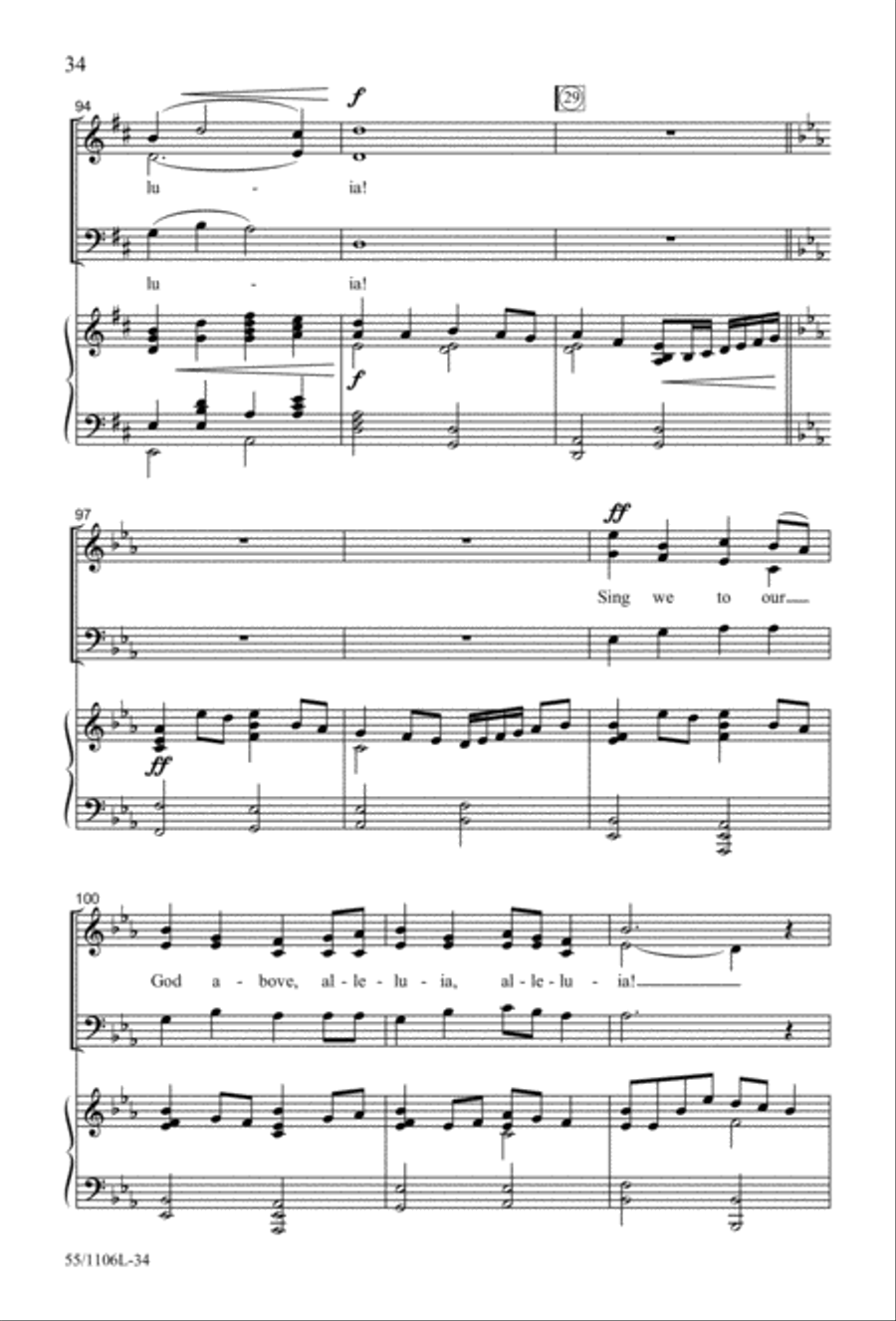 Palms, Passion and Alleluias 3-Part scores gallery preview page 35
