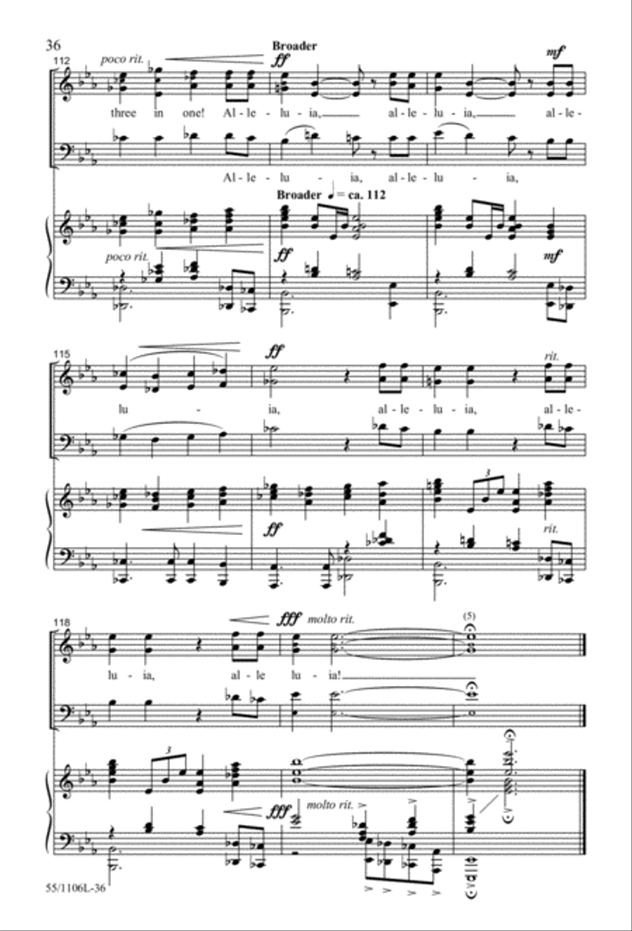 Palms, Passion and Alleluias 3-Part scores gallery preview page 37