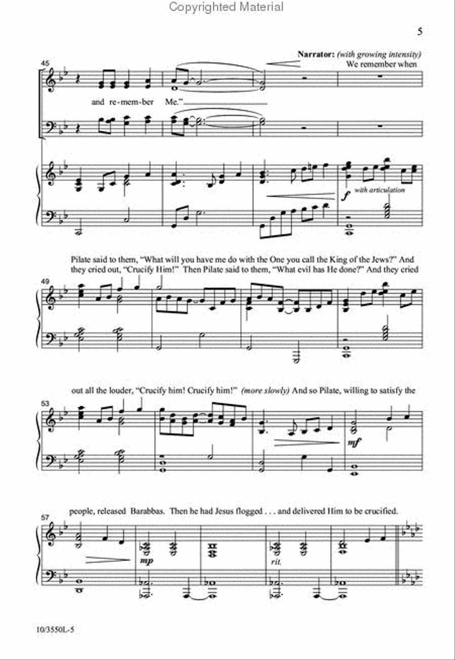 Remember the Passion 4-Part scores gallery preview page 5