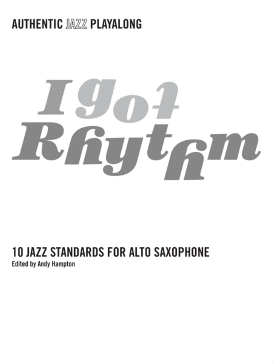 Hampton A /I Got Rhythm/Book & CD/Asax Alto Saxophone scores gallery preview page 2