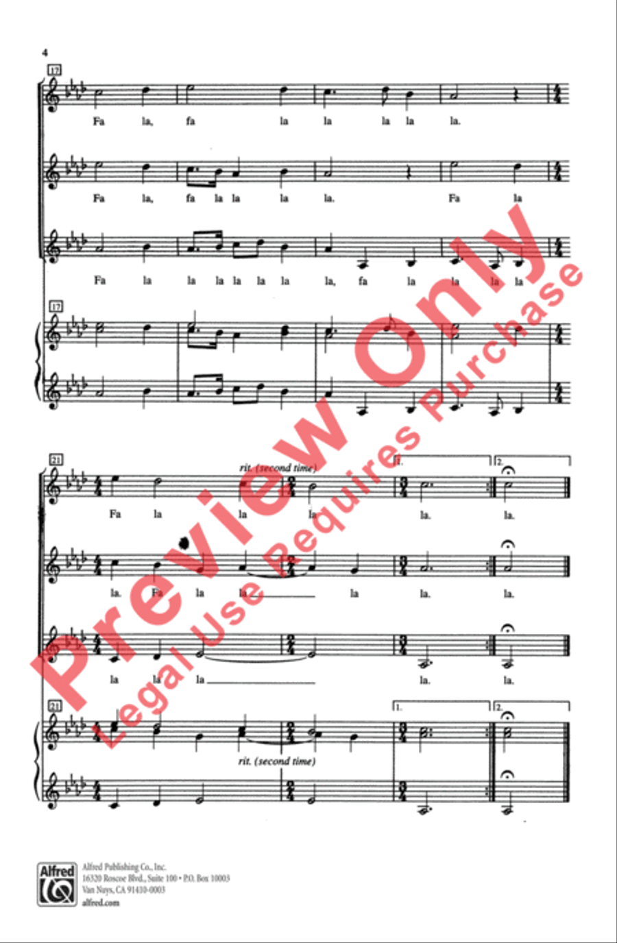 Sing We and Chant It Sing We and Chant It Women's Choir scores gallery preview page 4