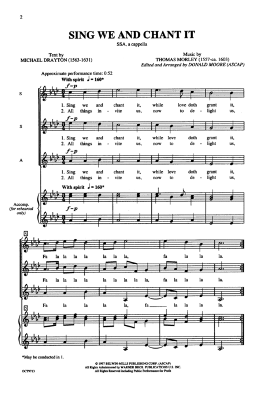 Sing We and Chant It Sing We and Chant It Women's Choir scores gallery preview page 5